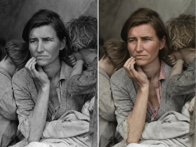 AI Colorize Photos
