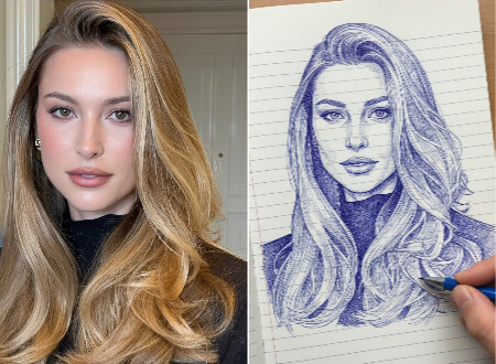 Photo to Ink Sketch AI